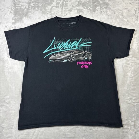 Fashion Nova Other - Vintage Fashion Nova 80s Style Graphic Tee Mens Size L - Luxury Foreigns Only
